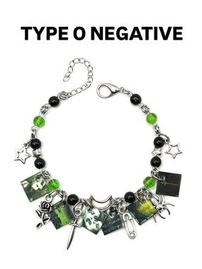 Type O Negative Charm Bracelet | Metal Band Fan Merch